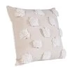 Kissen In Beige/ Weiß - (L)45 X (B)45 Cm
