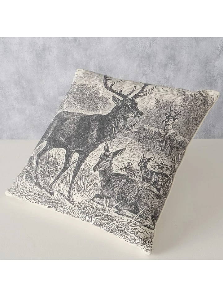 Kissen "Justo" In Grau/ Creme - (L)45 X (B)45 Cm 5 Kissen "Justo" In Grau/ Creme - (L)45 X (B)45 Cm – Bild 5