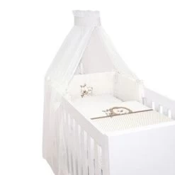 4-tlg. Bettwäscheset Leon & Co. 40x60 / 100x135 Cm In Mehrfarbig