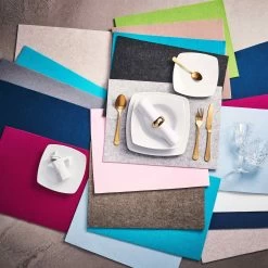 6x Tischset 33x45cm FELTO In Creme -Günstiges Wohn Textil Geschäft butlers 6x tischset 33x45cm felto in creme 2