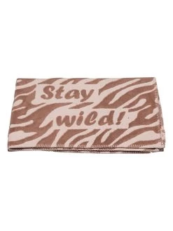 Kinderdecke "Finn - Stay Wild" In Hellbraun