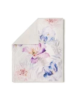 Plaid "Caen" In Creme/ Bunt