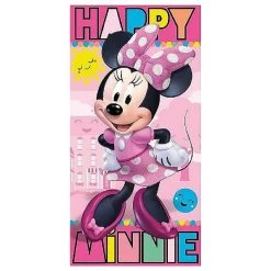 Strandtuch Minnie Mouse - (L) 140 Cm X (B) 70 Cm In Rosa