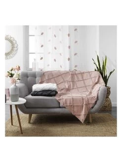 Überwurf "Eden Blush" In Rosa -Günstiges Wohn Textil Geschäft douceur dinterieur uberwurf eden blush in rosa 2
