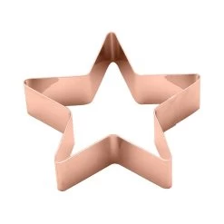 4 Er-Set Servietennring Im Stern-Design In Kupfer