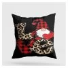 Kissen In Schwarz/ Rot