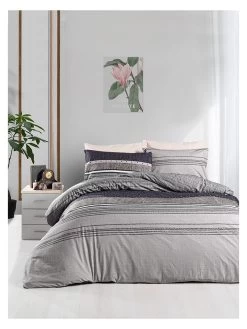 Renforcé-Bettwäsche-Set In Grau