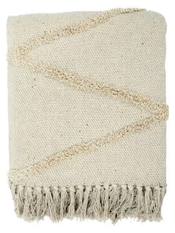 Plaid In Taupe - (L)150 X (B)120 Cm -Günstiges Wohn Textil Geschäft ethnical life plaid in taupe l 150 x b 120 cm 2