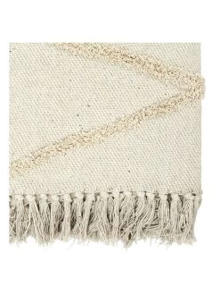 Plaid In Taupe - (L)150 X (B)120 Cm -Günstiges Wohn Textil Geschäft ethnical life plaid in taupe l 150 x b 120 cm 3