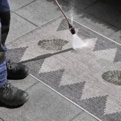 In- & Outdoor Wendeteppich Diona Grau -Günstiges Wohn Textil Geschäft freundin home collection in and outdoor wendeteppich diona grau 4