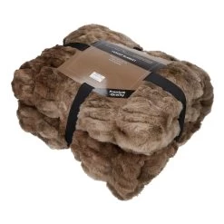 Edle Wohndecke LUXURY In Brown (braun)