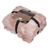 Edle Wohndecke LUXURY In Farbe Pink (rosa)