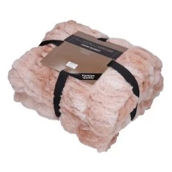 Edle Wohndecke LUXURY In Farbe Pink (rosa)