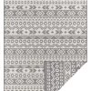 Indoor-/ Outdoor-Teppich In Grau/ Creme
