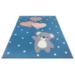 Kinderteppich Kurzflor Koala Sweetheart Himmelblau -Günstiges Wohn Textil Geschäft hanse home kinderteppich kurzflor koala sweetheart himmelblau 4