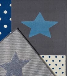 Kinderteppich Kurzflor Pretty Patchwork Grau Blau -Günstiges Wohn Textil Geschäft hanse home kinderteppich kurzflor pretty patchwork grau blau 3