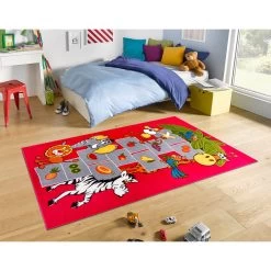 Kurzflor Kinderteppich Jungle Jump 11 Kurzflor Kinderteppich Jungle Jump -Günstiges Wohn Textil Geschäft hanse home kurzflor kinderteppich jungle jump 5