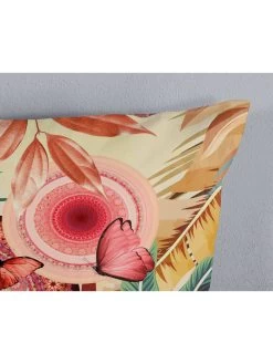 Satin-Bettwäsche-Set "Hip" In Altrosa/ Bunt -Günstiges Wohn Textil Geschäft hip satin bettwasche set hip in altrosa bunt 5