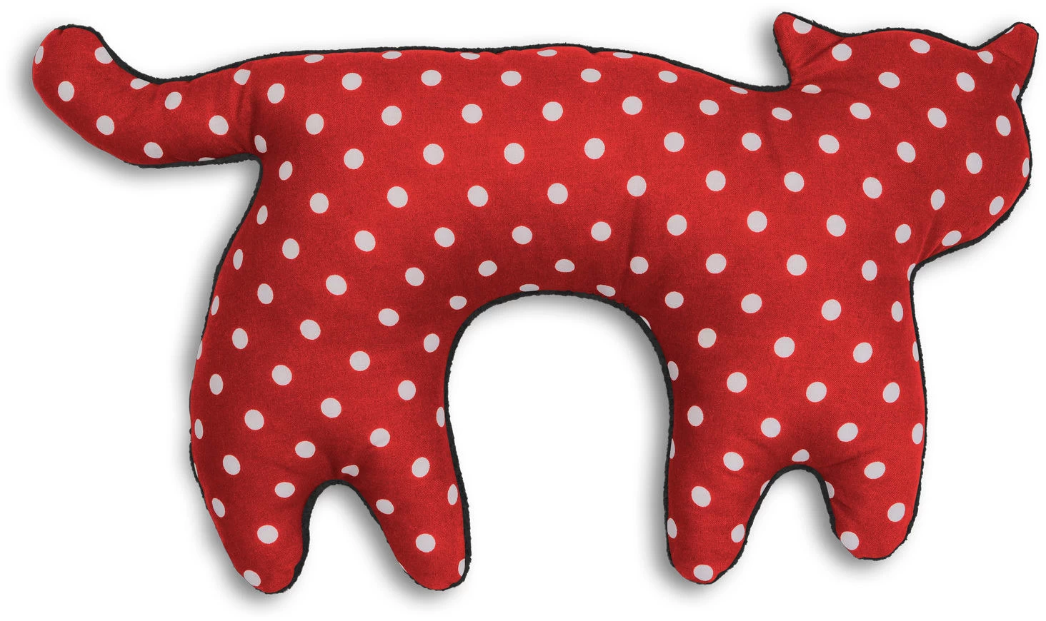 Nackenkissen "Katze Feline" In Polka Dot Rot 1 Nackenkissen "Katze Feline" In Polka Dot Rot