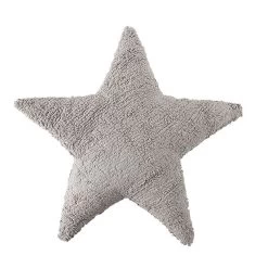 Lorena Canals Kissen "Star Light Grey" In Hellgrau- 50x54x34 Cm