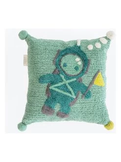 Günstiges Wohn Textil Geschäft 24 Kissen "Taucher" In Türkis - (L)50 X (B)50 Cm