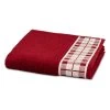 2er-Set: Badetücher "Tartan" In Rot