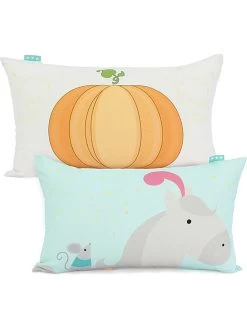 Kissenbezug "Pumpkin" In Türkis/ Orange