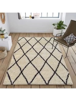 Hochflor-Teppich "Asma" In Creme