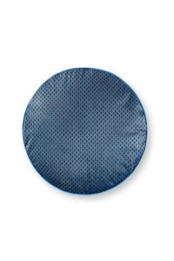 Pip Studio Kissen "Cushion Quiltey Days/Suki" In Blau - (D) 40 Cm -Günstiges Wohn Textil Geschäft pip studio kissen cushion quiltey days suki in blau d 40 cm 3