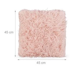 2 X Fellkissen In Rosa - (B)45 X (T)45 Cm 11 2 X Fellkissen In Rosa - (B)45 X (T)45 Cm -Günstiges Wohn Textil Geschäft relaxdays 2 x fellkissen in rosa b 45 x t 45 cm 3
