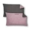 Schiesser Feinbiber Kissenhüllen 2er Pack Doubleface In Rosa-Anthrazit