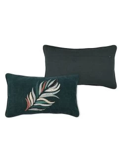 Kissen "Bolivie" In Grün - (L)50 X (B)30 Cm -Günstiges Wohn Textil Geschäft stof france kissen bolivie in grun l 50 x b 30 cm 2