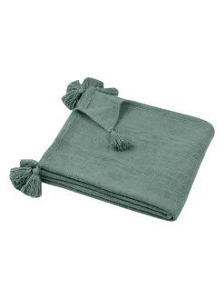 Plaid "Sanchez" In Grün - (L)150 X (B)125 Cm