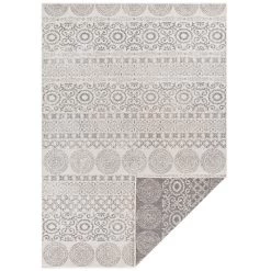 In- & Outdoor Wendeteppich Ornato Grau/creme