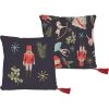 Kissenhülle "Christmas Fairy Tale" In Dunkelblau - (L)45 X (B)45 Cm