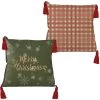 Kissenhülle "Christmas Time" In Grün/ Rot - (L)45 X (B)45 Cm