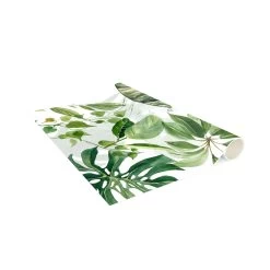 Vinyl-Teppich - Aquarell Tropische Blätter Und Ranken In Grün 12 Vinyl-Teppich - Aquarell Tropische Blätter Und Ranken In Grün -Günstiges Wohn Textil Geschäft wallart vinyl teppich aquarell tropische blatter und ranken in grun 5