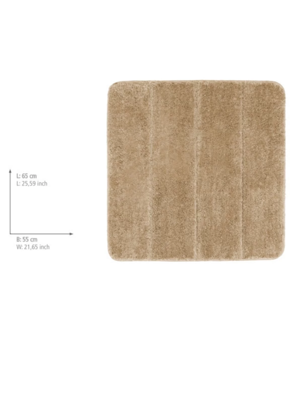 Wenko Badteppich Steps Sand, 55 X 65 Cm In Beige 9 Wenko Badteppich Steps Sand, 55 X 65 Cm In Beige – Bild 9