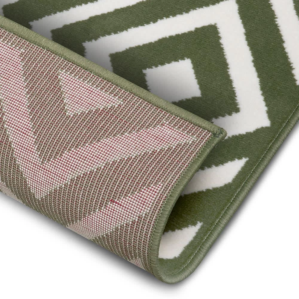 Kurzflor Velours Teppich Art Grün 5 Kurzflor Velours Teppich Art Grün – Bild 5