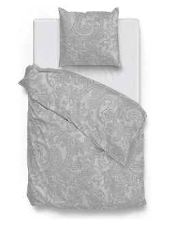 Bettwäsche-Set "Paisley Di Lino" In Grau