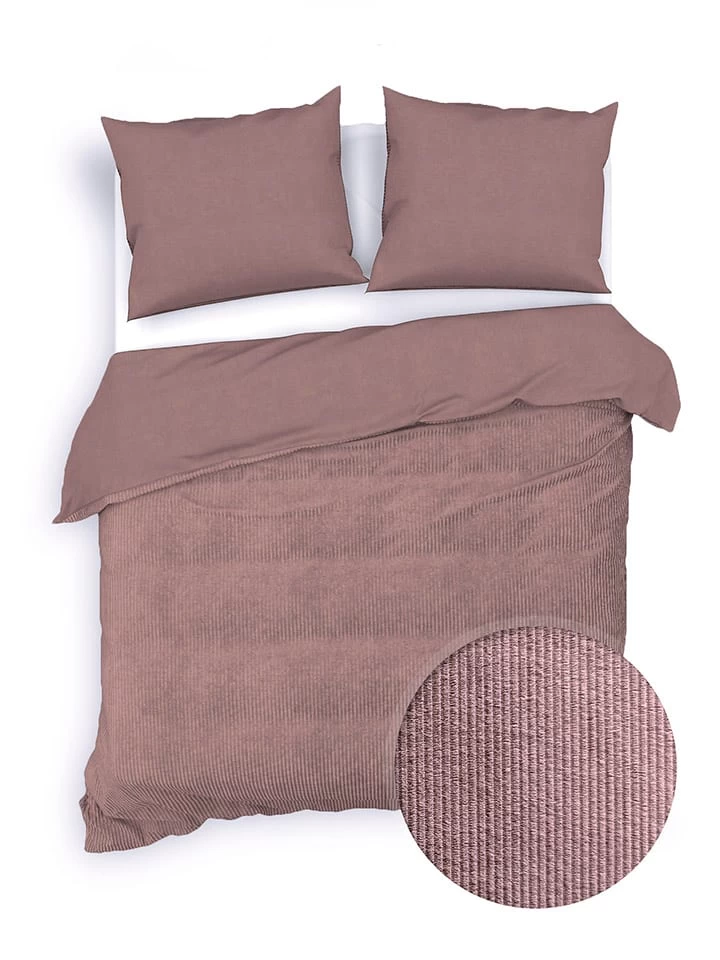 Bettwäsche-Set "Velluto A Coste" In Altrosa 2 Bettwäsche-Set "Velluto A Coste" In Altrosa – Bild 2